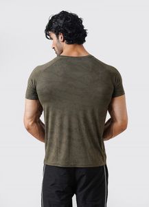T-shirt de sport oversize à manches courtes pour homme – Design musculaire, respirant et séchage rapide pour la musculation et le cardio - Product Image 3