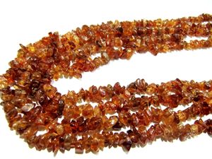 Perles de citrine naturelle non taillées, forme libre, 6 à 8 mm, perles graduées, brin de 34 pouces de long - Product Image 5