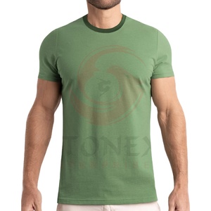 Venta al por mayor 100% algodón hombres camiseta de alta calidad de manga corta de ajuste suelto DTG impreso ropa de punto liso - Product Image 4