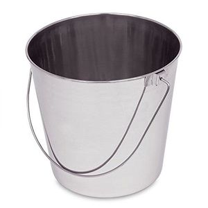 Traditional Metal <b>Bucket</b> Made From High Strength Steel For Farm Garden Household <b>And</b> Commercial Use - Product Image 2
