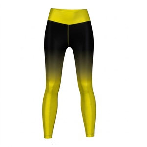 Leggings d'équitation pour femmes OEM, taille haute, imprimé léopard, avec bande latérale, sublimation, extensibles dans quatre directions, tricotés - Product Image 2