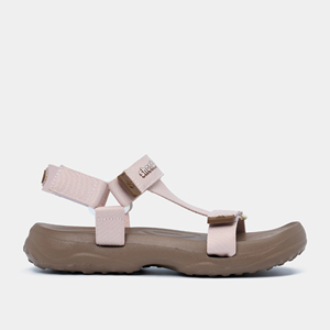 Sandales à brides en T pour femmes, dessus en textile rose, semelle EVA, respirantes, décontractées, été, bout ouvert, fermeture à boucle - Product Image 1