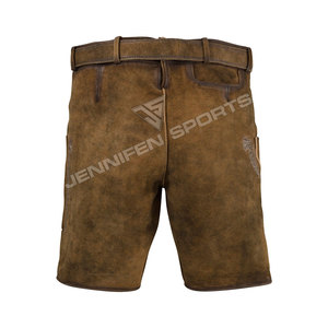 Últimos Pantalones de Cuero Estilo Ciervo para Hombre, Lederhosen Tradicionales Bávaros Alemanes para Oktoberfest - Product Image 5