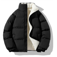 Veste d'hiver pour homme, doublure en polaire de coton, épaisse et chaude, style coréen, fermeture éclair, vêtements d'extérieur, fabrication sur mesure OEM