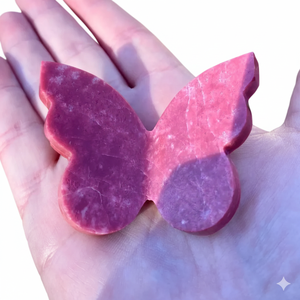 คริสตัลผีเสื้อบินคุณภาพสูง สีชมพูทูลไลต์ พร้อมปีกหินบำบัด แกะสลักผีเสื้อ 3 มิติ และคริสตัลตกแต่ง ขายส่ง - Product Image 5