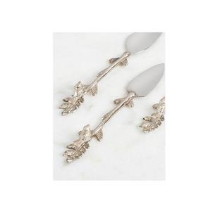 Juego de cuchillos para queso y postre de latón pulido, cubiertos de lujo para servir con estilo en tablas de charcutería, juego de cubiertos para queso. - Product Image 3