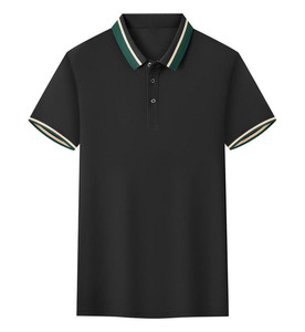 Diseño de Logotipo Personalizado OEM para Camisetas Polo de Manga Corta de Secado Rápido para Hombre, Ropa de Trabajo de Verano con Bloques de Color para Uniformes Corporativos - Product Image 3