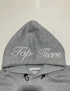Sweat-shirt à capuche pour homme, coupe classique, 100% coton, respirant, épais, épaules tombantes, style streetwear hiver, personnalisé - Product Image 3