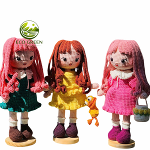 Muñeca de Ganchillo Kawaii, Amigurumi, Juguete de Peluche, Estilo Anime, Muñeca Creativa de Hilo para Niñas, Regalo Navideño, Venta al por Mayor, Hecho a Mano - Product Image 6