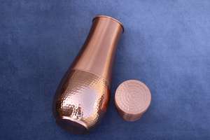 Recipiente de Agua Reutilizable, Portátil, Ligero, Duradero y Ecológico, Diseño Tulipán de Cobre, Dos Tonos - Product Image 5