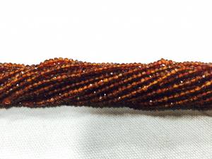 ลูกปัดพลอยเฮสโซไนต์การ์เนตทรงรอนเดลล์เจียระไนธรรมชาติ สำหรับทำเครื่องประดับ คุณภาพสูง - Product Image 6