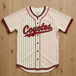 Camisetas de Béisbol de Manga Corta con Botones, 100% Poliéster, Nombre del Equipo Impreso, Camiseta de Béisbol con Cuello en V, Camisetas de Softbol Unisex - Product Image 6