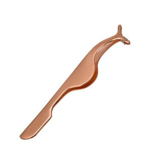 Pince à cils en cuivre, pointe précise, outil de beauté en métal lisse pour extension de cils, mise en forme des sourcils et soin des sourcils - Product Image 4