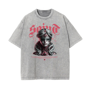 T-shirt Homme Oversize Personnalisé Écologique à Col Rond et Manches Courtes, Imprimé par Transfert Thermique avec Logo Frontal, Style Urbain en Coton - Product Image 3
