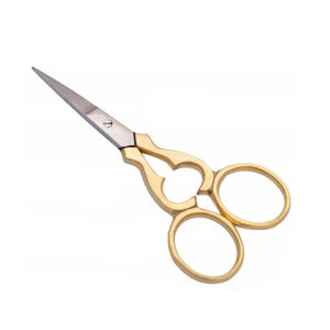 Nuevas Tijeras de Bordado de Lujo con Baño de Oro Parcial, Tijeras de Corte Afiladas de Punta Fina, Tijeras Industriales de Acero Inoxidable Suave - Product Image 2