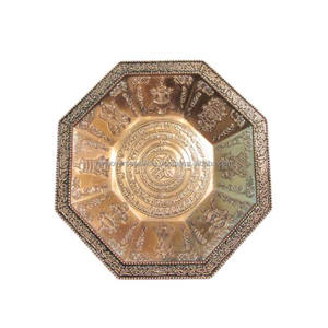 Plato Redondo de Cobre Aromático y Ecológico para Meditación, Bandeja Tibetana Budista para Ofrendas, Precios Económicos, Proveedor Confiable - Product Image 1