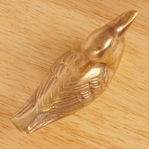 Figura de Pato de Latón Hecha a Mano, Elegante Escultura de Aves Acuáticas, Estatua Decorativa de Pato de Metal, Decoración de Lujo para Mesa de Hogar u Oficina - Product Image 5