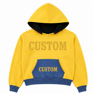 Sweat-shirt à capuche personnalisé pour homme, coupe classique, hiver, streetwear éco-responsable, molleton noir, tissu French Terry, poche avant - Product Image 2