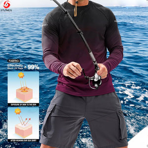 Premium Men's Performance Rash Guard Long Sleeve <b>Compression</b> Swim <b>Shirt</b> UPF 50+ UV Protection Moisture Wicking Customizable - Product Image 6