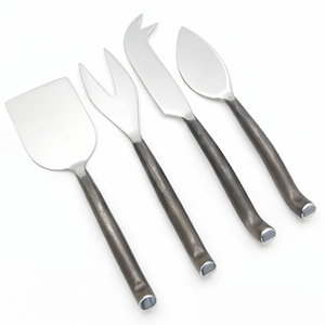 Juego de minicuchillos para queso chapados en plata al por mayor, rebanador de mantequilla y esparcidor, vajilla India elegante, cubiertos de catering para eventos - Product Image 6