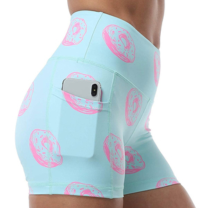 Shorts Deportivos de Cintura Alta para Mujer, Shorts de Gimnasio con Efecto Scrunch, Ropa Deportiva al Por Mayor, OEM, Marca Privada - Product Image 5