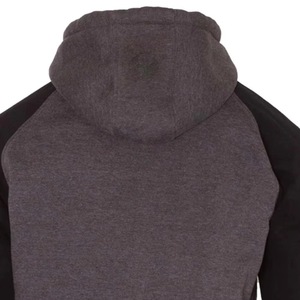 Sweat-shirt à capuche pour homme, manches raglan, couleur unie, coton French Terry, décontracté, pour l'automne, coupe classique, avec poche - Product Image 2