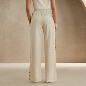 Pantalones Jogger de Algodón 100% con Cuentas Planas de Invierno - Product Image 3