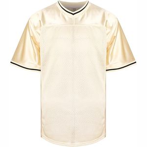 Maillot de rugby américain sur mesure à manches courtes en maille respirante à séchage rapide de haute qualité 100% polyester OEM - Product Image 5