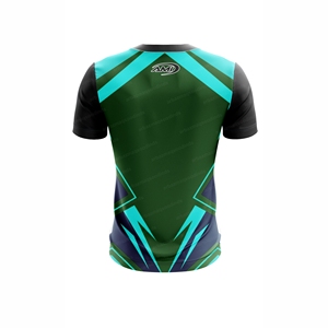 เสื้อยืดคอกลมแขนสั้นผู้ชาย พิมพ์ลายทั่วตัวด้วยเทคนิค Sublimation ระบายอากาศได้ดี แห้งเร็ว รับผลิตตามแบบ OEM พร้อมสกรีนโลโก้ - Product Image 3