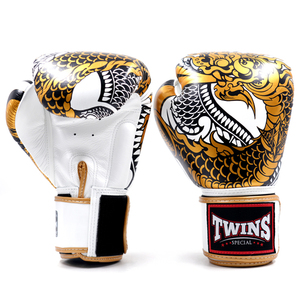Premium Quality New Design Twins Boxing Sparring <b>Gloves</b> <b>Silver</b> Printed Cowhide Leather Adult Martial Arts Fighting Twins <b>Gloves</b> - Product Image 5