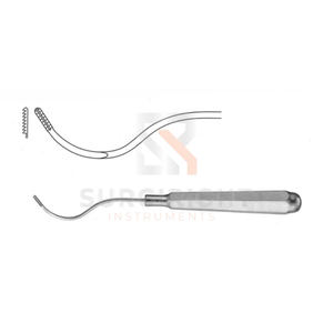 Raspador de cartílago Kistler Antihelix derecho, instrumento quirúrgico ORL de acero inoxidable alemán, CE ISO 13485 de Blush Surgical - Product Image 2