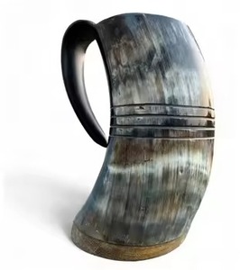 Jarra de Cuerno con Grabado Personalizado para Regalo, Estilo Juego de Tronos, Vikinga, Animal, Artesanal, de Alta Calidad, Decoración Rústica - Product Image 6