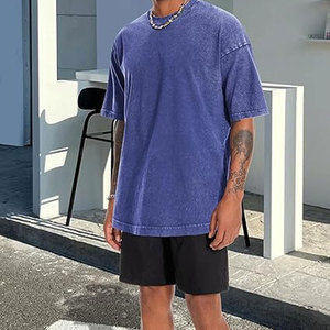 เสื้อยืดแขนสั้นผู้ชายสไตล์วินเทจ ลุคสบายๆ ผ้าฝ้าย คอกลม ใส่สบายทุกวัน สตรีทแวร์ - Product Image 4