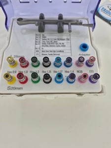 Kit de Herramientas de Reparación de Implantes Protésicos Universales, 16 Piezas, Acero Inoxidable, Manual, Certificado CE, Destornilladores Coloridos, Llave Dinamométrica - Product Image 5