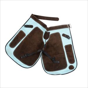 Tabliers de fermeur professionnels en cuir avec protection renforcée des jambes - Product Image 2