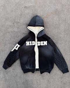 Custom Heavyweight Cotton Fleece Hoodie Tracksuit Manufacturer OEM Private Label <b>Streetwear</b> Jogger Set Wholesale <b>Supplier</b> - Product Image 2