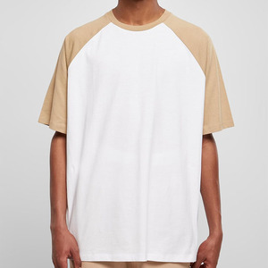 Camiseta Ringer Blanca Personalizada de Alta Calidad, 100% Algodón, Unisex, con Costuras en Contraste, Corte Holgado y Raglán para Hombre - Product Image 6