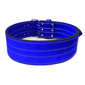 Ceinture de musculation double anse pour adulte en cuir synthétique, soutien dorsal pour l'haltérophilie et le fitness - Product Image 2