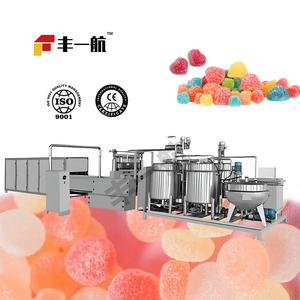 Linea di Produzione Completamente Automatica ad Alta Efficienza per <span class=keywords><strong>Caramelle</strong></span> Gommose Stile <span class=keywords><strong>Haribo</strong></span> al Gusto Lampone Blu con Miscelatore, Capacità 50kg/h - Product Image 3