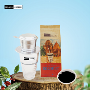 Café traditionnel infusé à la noix de coco Supreme, café Milano Arabica, mélange moyen, en sachet - Product Image 1