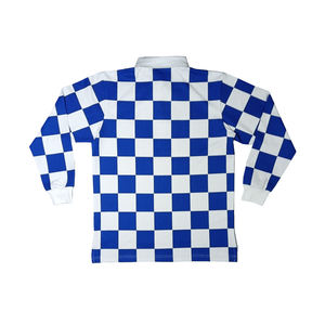 Ropa de Rugby Personalizada, 100% Algodón, Estilo Retro, Manga Larga, Clásica, Deportiva, Transpirable - Product Image 3