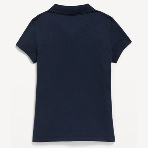 Unisex Kids Short Sleeve High Quality Jersey Fabric Custom Logo <b>White</b> School Uniforms <b>Polo</b> Shirts - Product Image 5
