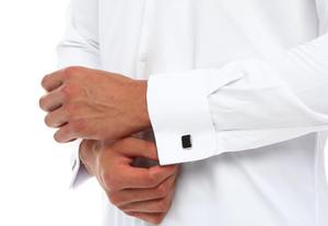 Chemises à manches longues 100 % coton pour hommes, personnalisables, blanches, pour tenue décontractée ou formelle, idéales pour le bureau – Vente en gros OEM - Product Image 4