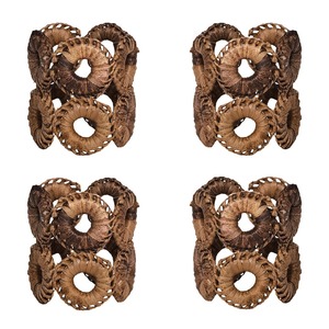 Minimal <b>Rattan</b> Napkin Ring Handwoven <b>Table</b> Decor For Office <b>Dining</b> Catering And Everyday Home Use Stylish And Elegant From India - Product Image 1
