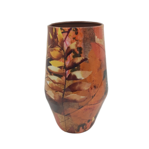 Lot de 4 jardinières rondes en métal, élégantes, émaillées, petite taille, accessoire idéal pour le jardin et l'intérieur - Product Image 1