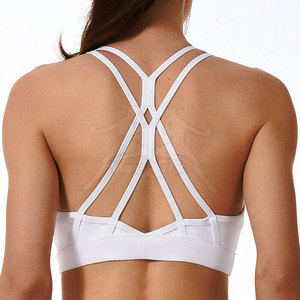 Stylish Crisscross <b>Back</b> Sports Bra With Strong Support And Lightweight Material For Yoga Running And Fitness Activities - Product Image 4