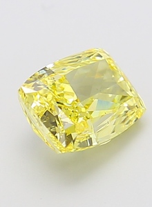 Diamante Amarillo de Corte Cojín, Color Intenso, Cultivado en Laboratorio, Certificado IGI, Excelente para la Fabricación de Joyas, Producción de Anillos Personalizados - Product Image 3