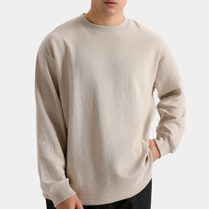 Sudadera con cuello simulado "Urban Explorer" en tono mineral tierra con ribetes reflectantes - Product Image 2