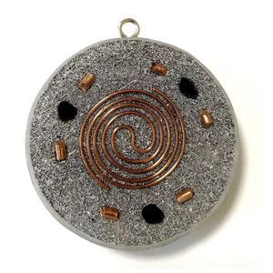 Pendentif d'orgonite en cuivre pur Horus, améthyste, pendentif de guérison, protection de l'énergie corporelle, cadeau, méditation - Product Image 6