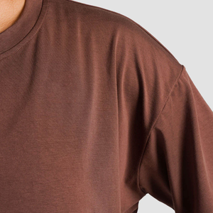 Crop top à manches courtes pour femme, coupe ajustée, extensible, uni - Product Image 6
